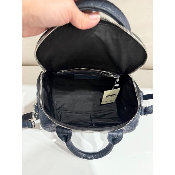 Alexander Wang Black Pebbled Leather Studded Rockie Crossbody - Picture 12 of 12